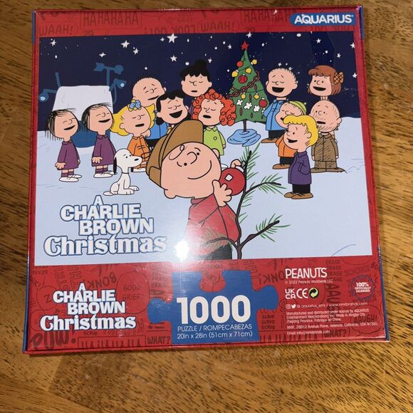 PEANUTS Charlie Brown Christmas Jigsaw Puzzle Snoopy 1000-Pieces NEW SEALED - Picture 4 of 4